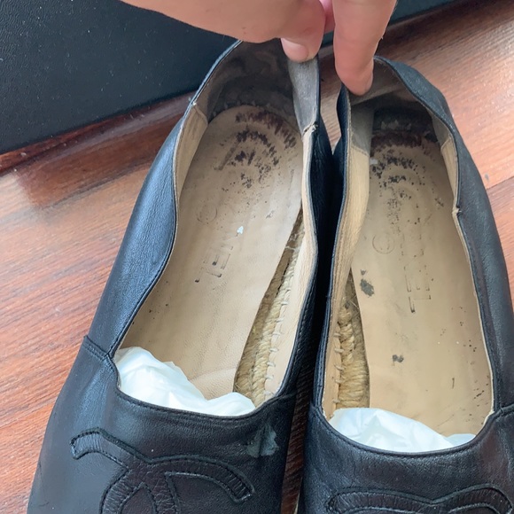 RARE iconic Black Chanel espadrilles - Picture 6 of 9